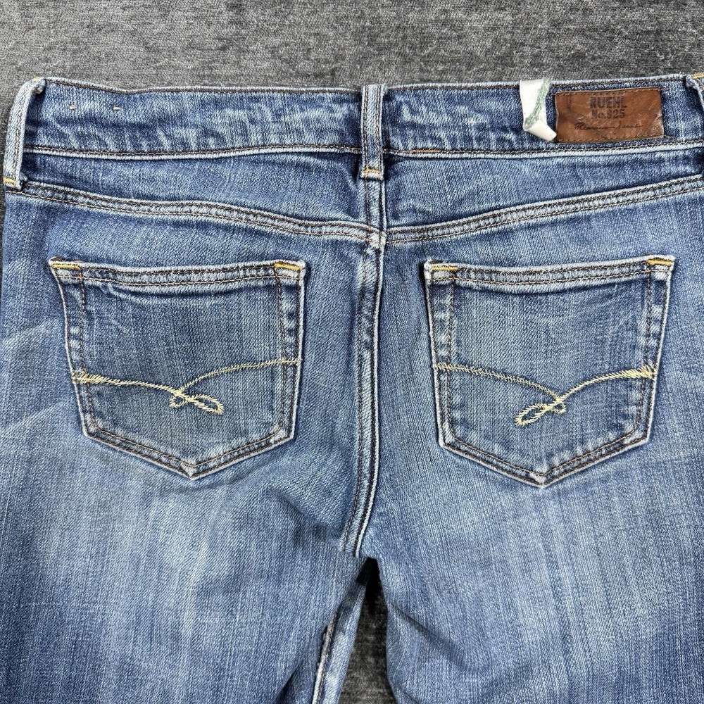 Ruehl No. 925 New York Jeans Women's‎ 26x31 Blue Denim Low Rise Straight Stretch - Picture 14 of 16